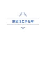 歷屆理監事名單